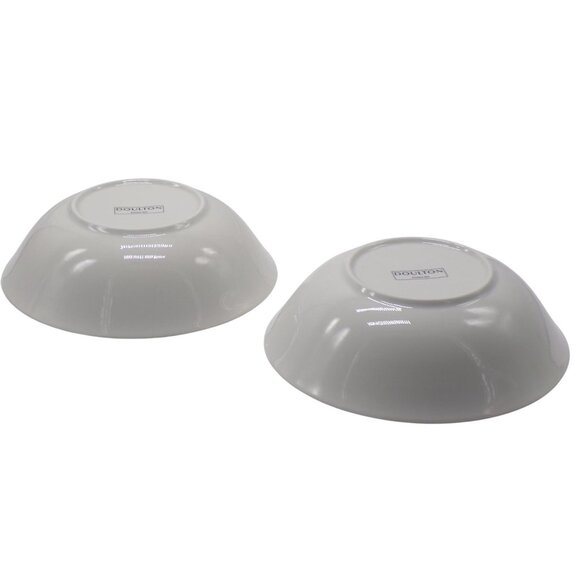 Royal Doulton Bruce Oldfield (Daily Mail) Blue & Gold Rim 2-Pasta Bowls 9.25" - Picture 6 of 8